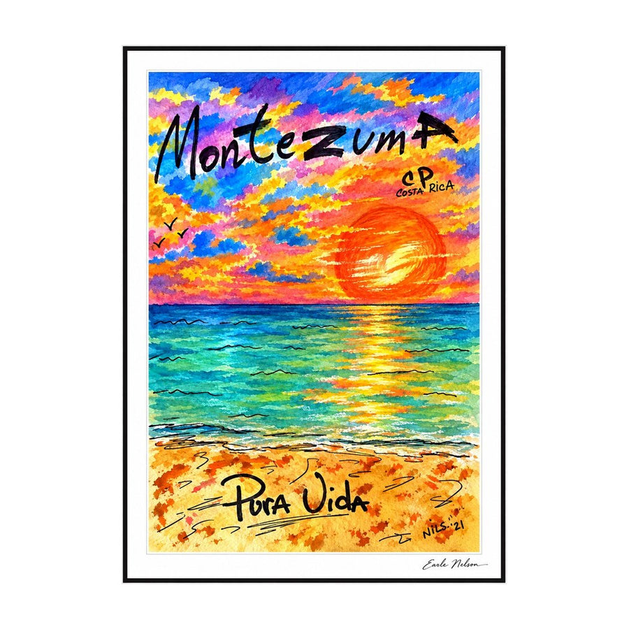 Montezuma Sunset art print by Earle Nelson