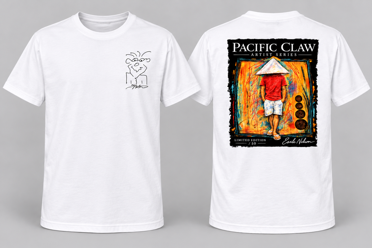 Made in the Shade Artist Series T-shirt, front and back